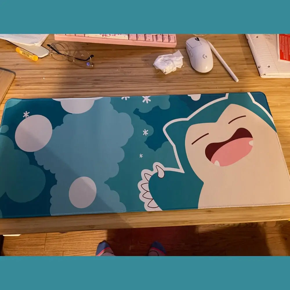 Cute Snorlax ,Anime Mousepad XXL, 90s, 2000s Effenfine