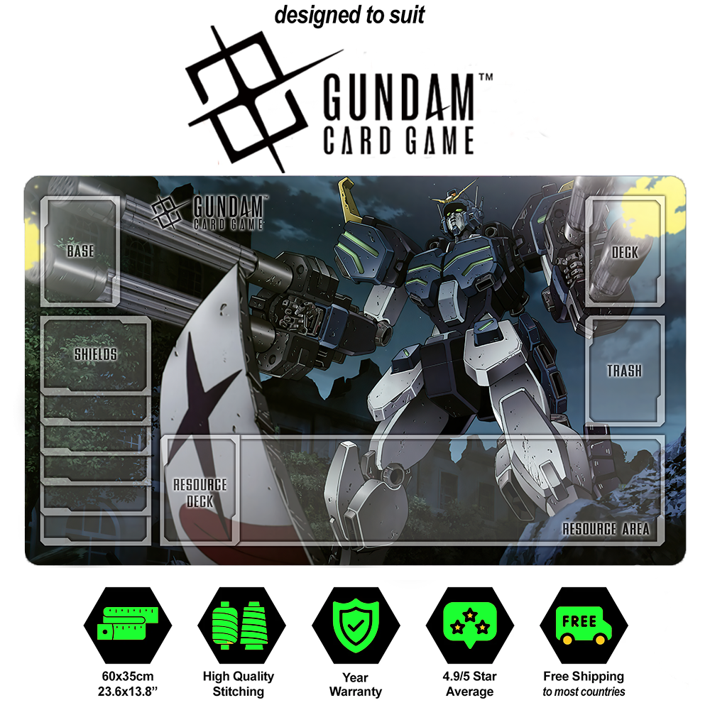Gundam TCG Playmat XXXG-01H2 Heavy Arms Alternate Art Beta Playmat Custom