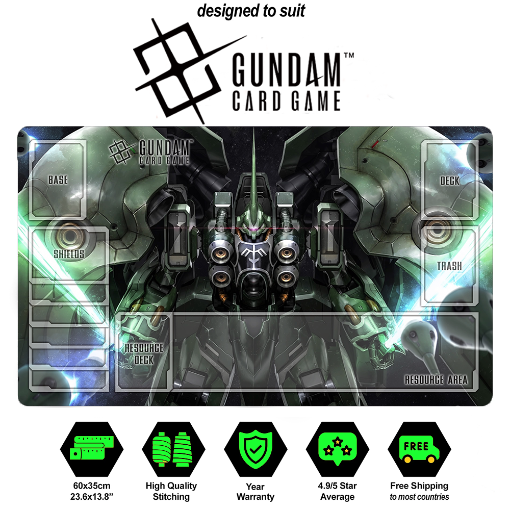 Gundam TCG Playmat NZ-666 Kshatriya Alternate Art Beta Playmat Custom