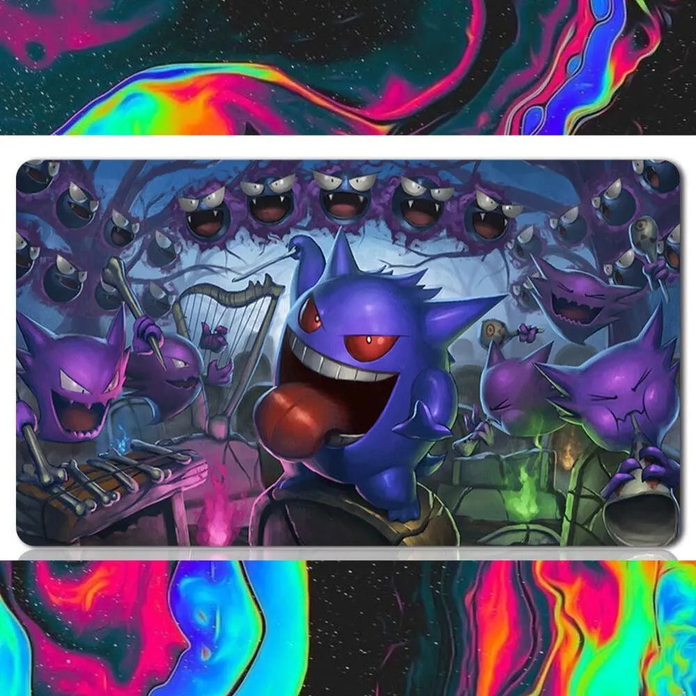 312899 - Board Game Gengar Playmat Games Mousepad Play Mat of TCG Effenfine