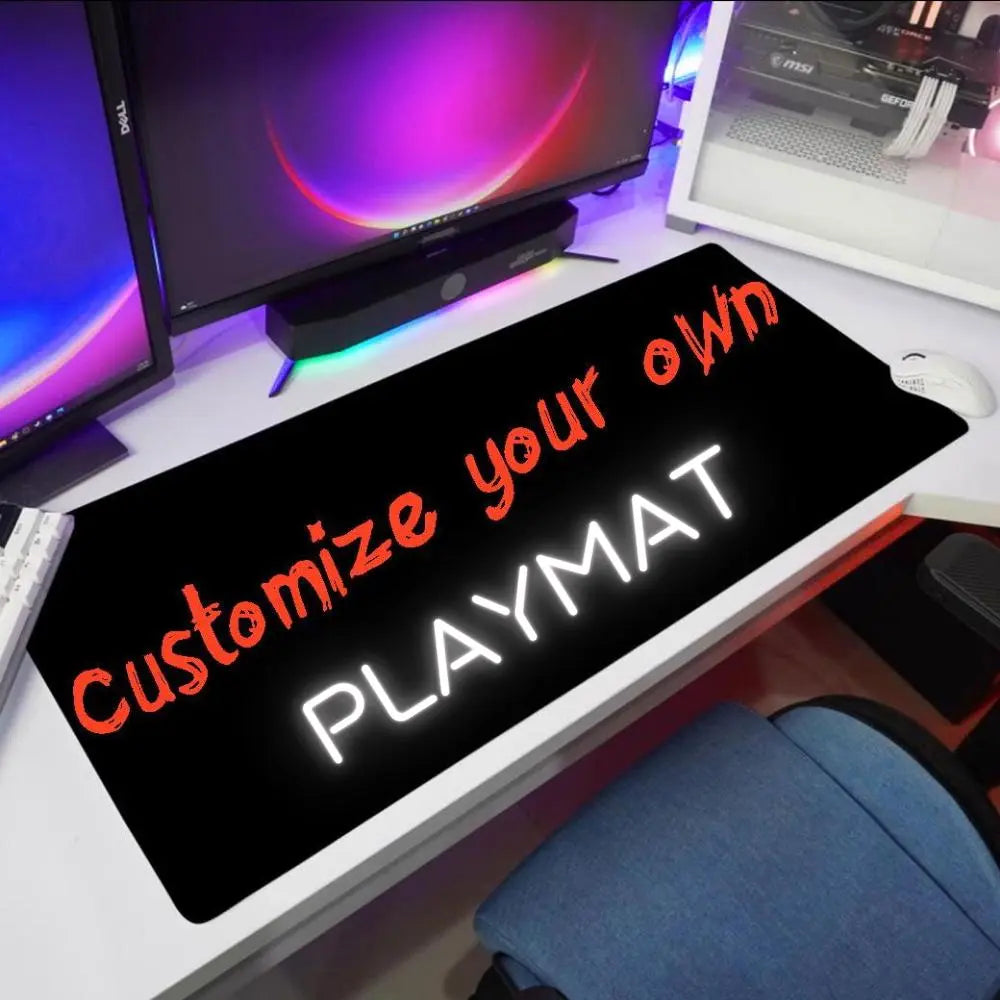 Custom Playmats DIY, Anime Game Mats, Gaming Mousepad, Official Size Desk Mats, Anime Mousepad XXL Effenfine