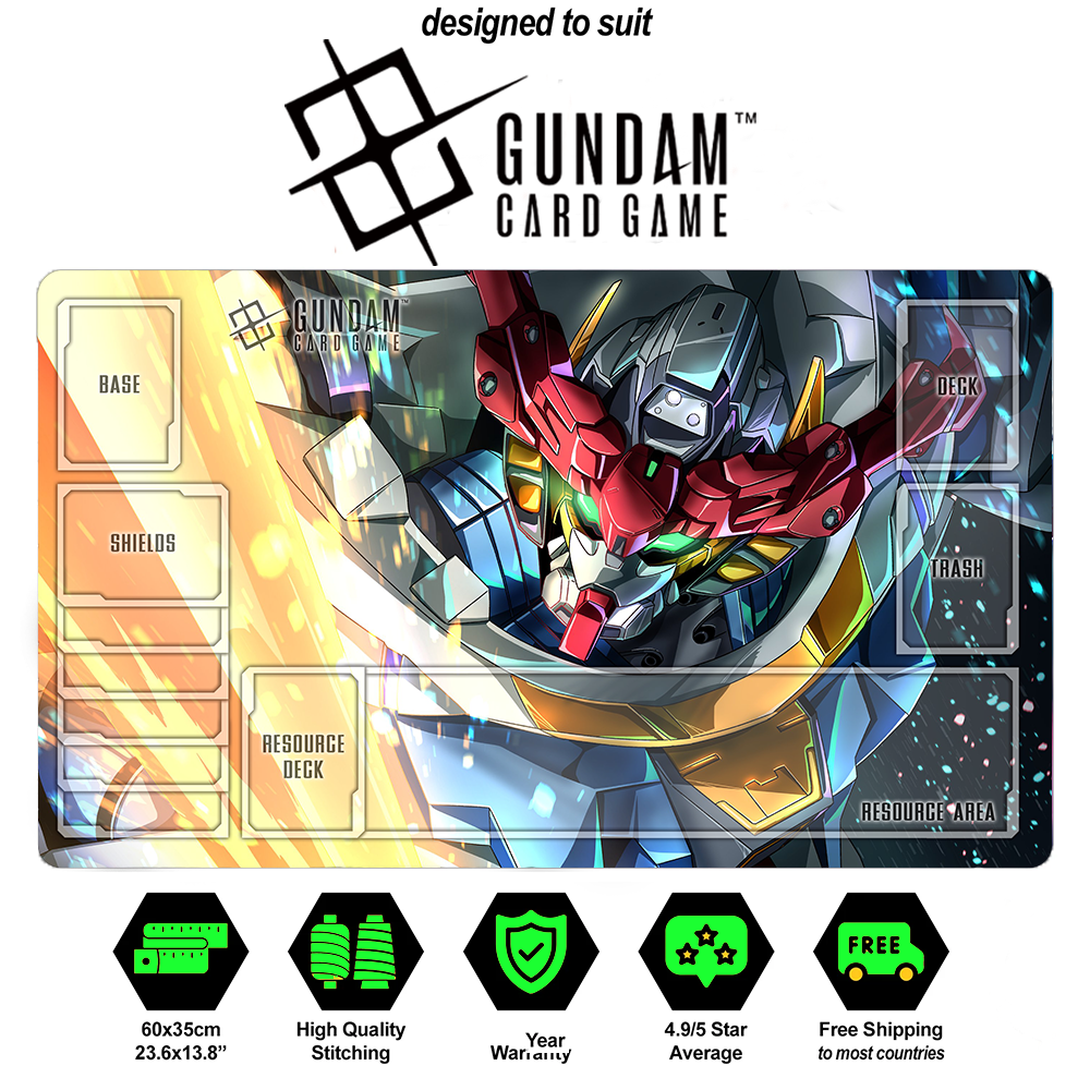 Gundam TCG RX-78-02 White Alternate Art Beta Playmat Custom