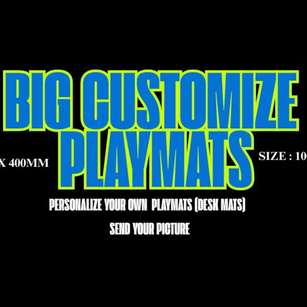 BIG Custom Anime TCG Playmat | Personalized Yu-Gi-Oh / Pokémon / MTG Mat | Large 1000x400mm Gaming Mat | Send Your Own Design | Otaku Gift Effenfine