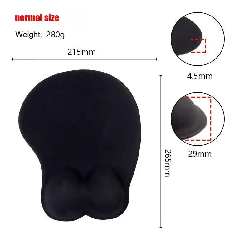 NEW 3D Mouse pad Oppai Mousepad with Wrist Rest Pain Relief Boob-pad Nami Effenfine