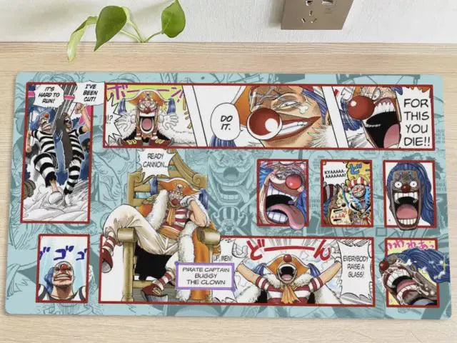 Buggy The Clown Playmat CCG OPCG TCG Trading Card Game Mat Effenfine