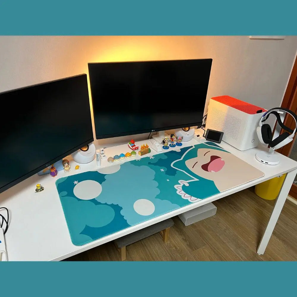 Cute Snorlax ,Anime Mousepad XXL, 90s, 2000s Effenfine