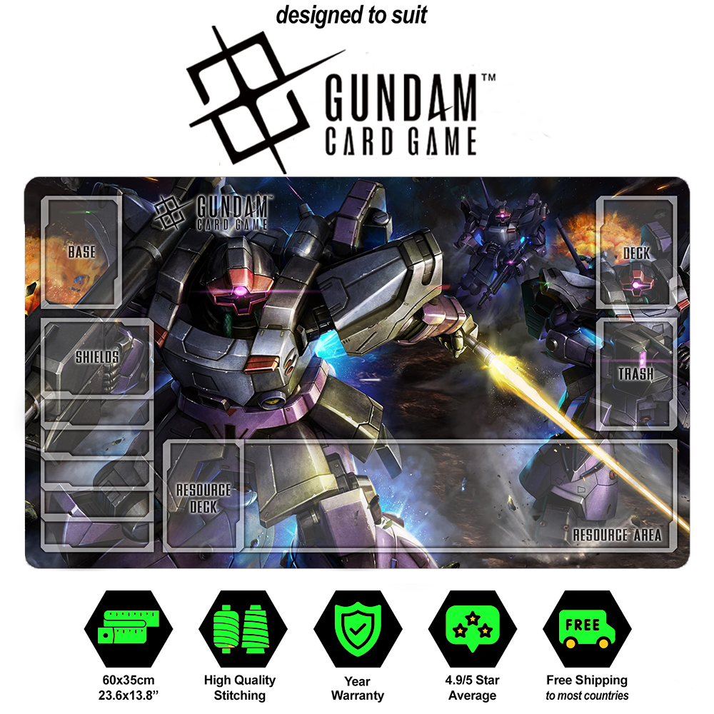 Gundam TCG Playmat – DOM Gundam Alternate Art Beta Edition | Custom Premium PlayMat