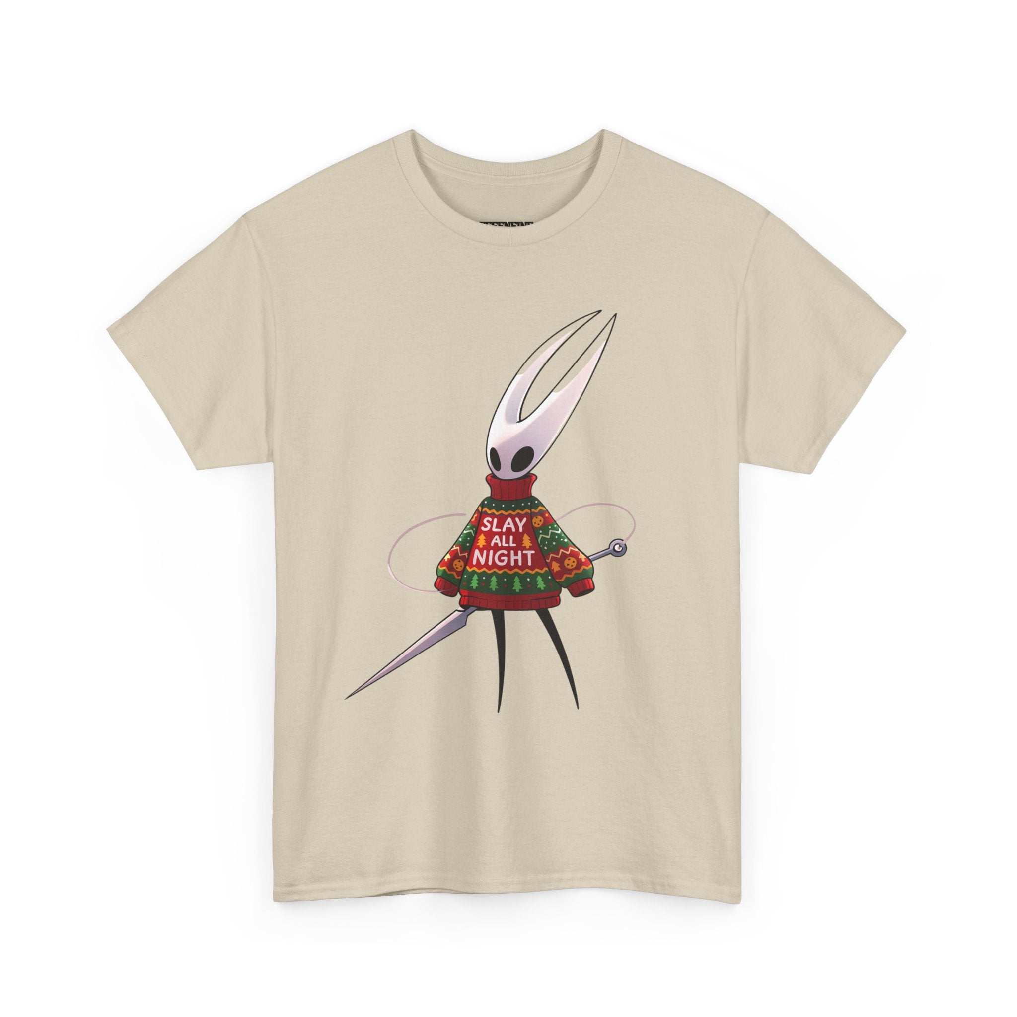 Hollow Knight 'Slay All Night' Christmas Ugly Sweater Tee