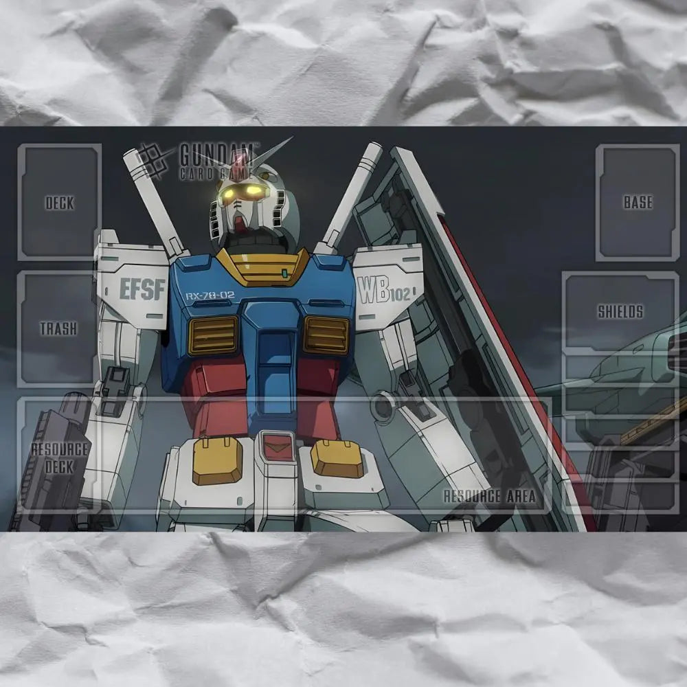 Gundam TCG Playmat RX-78-2 Gundam Alternate Art Beta Playmat Custom Effenfine