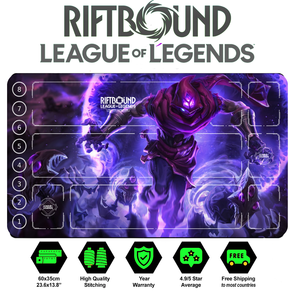 Malzahar Comic 1 Playmat – Riftbound TCG Champion Mat | LEAGUE OF LEGENDS