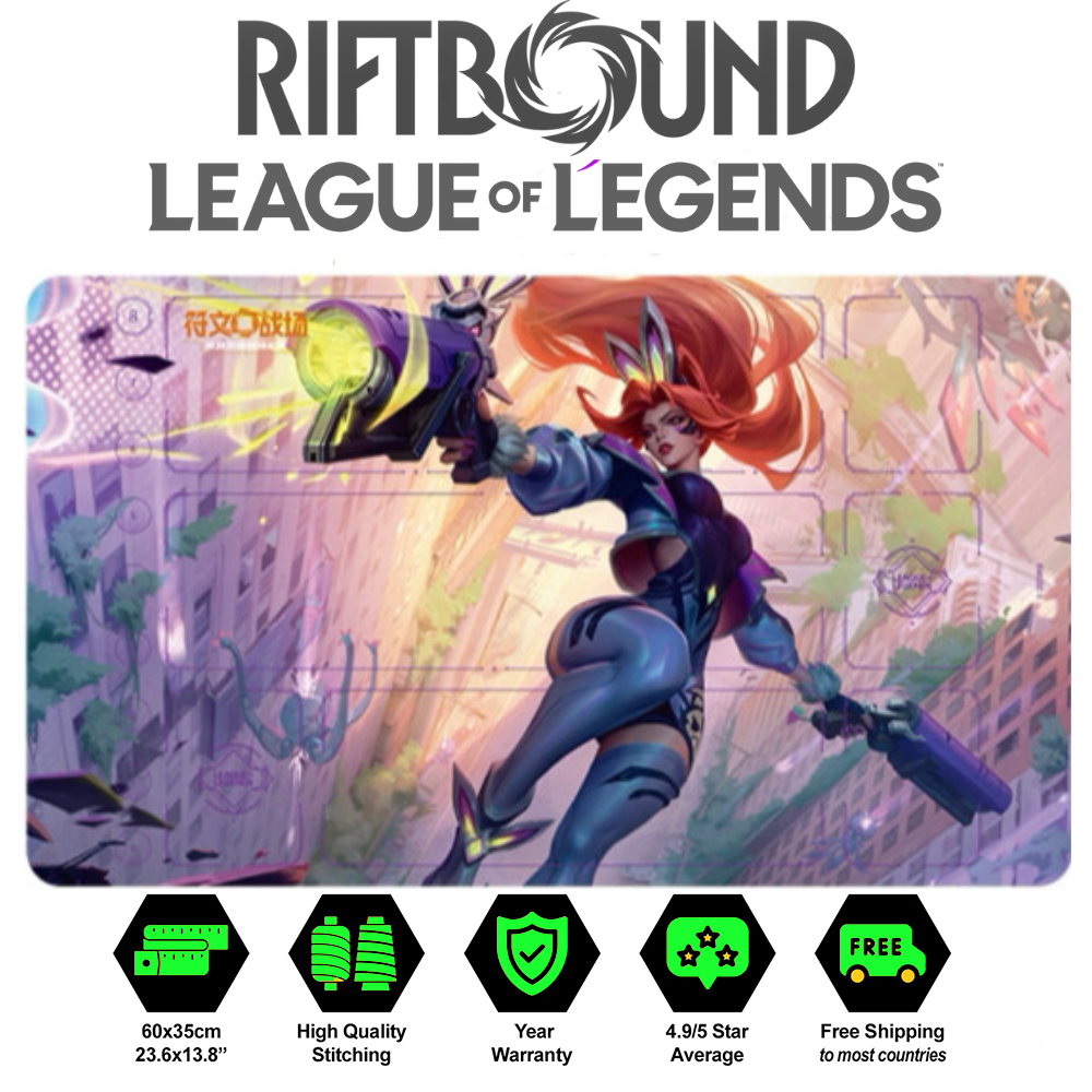 Miss Fortune Playmat – Riftbound TCG Champion  Mat | LEAGUE OF LEGENDS