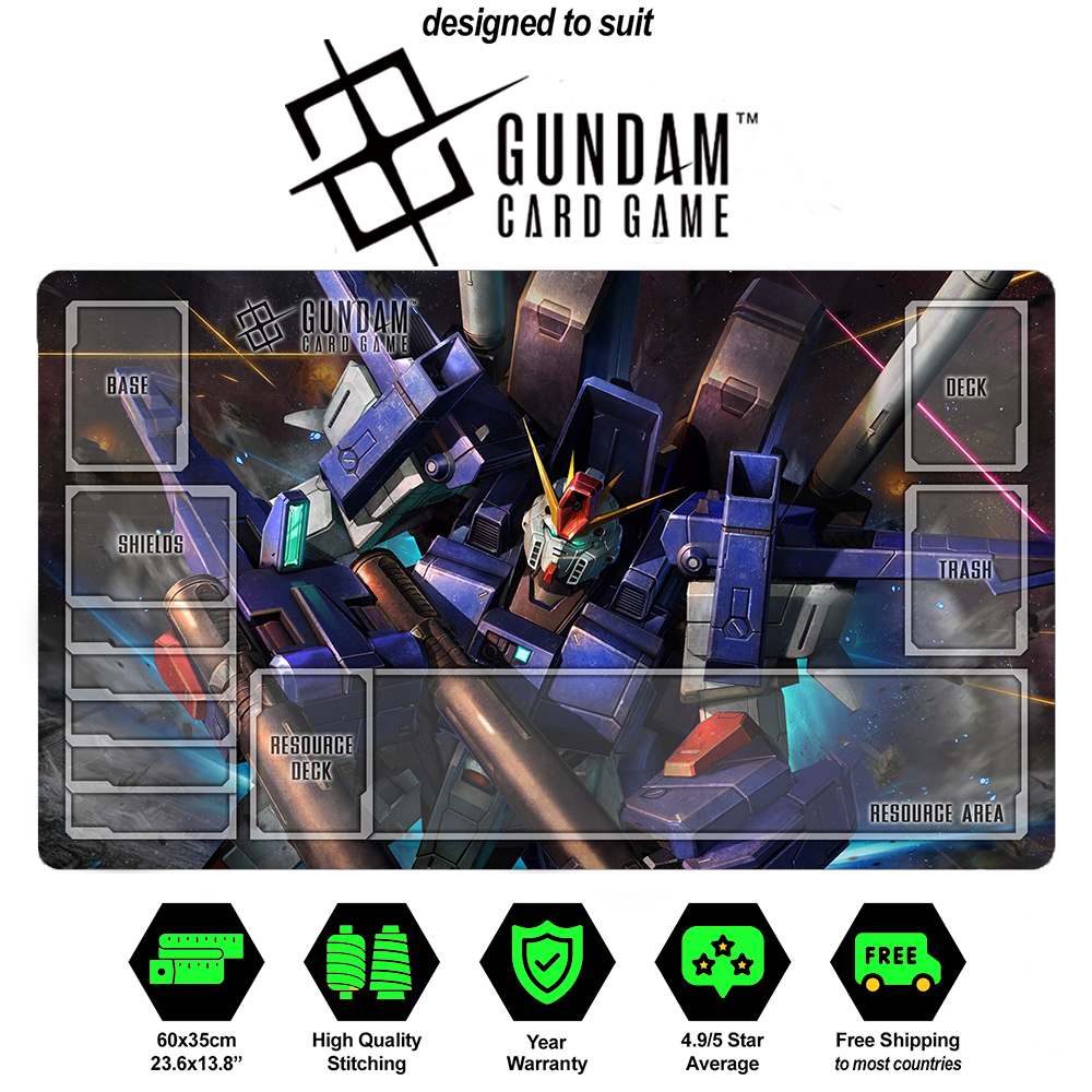 Gundam TCG Playmat – TR-1 Hazel II Alternate Art Beta Edition | Custom Premium PlayMat