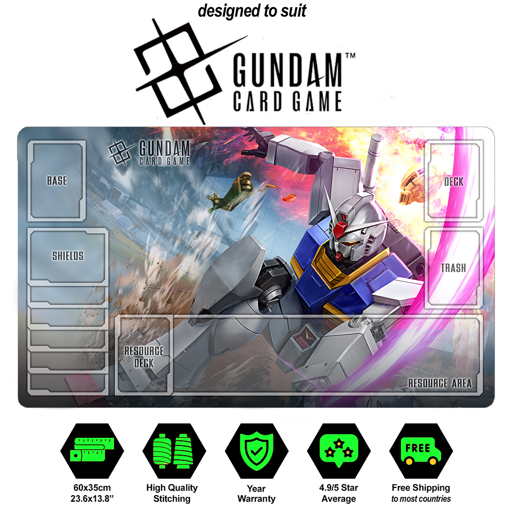 Gundam TCG Playmat – New Type Rising GD02 Alternate Art Beta Edition | Premium Custom PlayMat