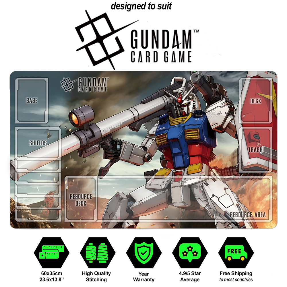 Gundam TCG Playmat - RX-78-02 Gundam Alternate Art Beta | Custom Premium Playmat