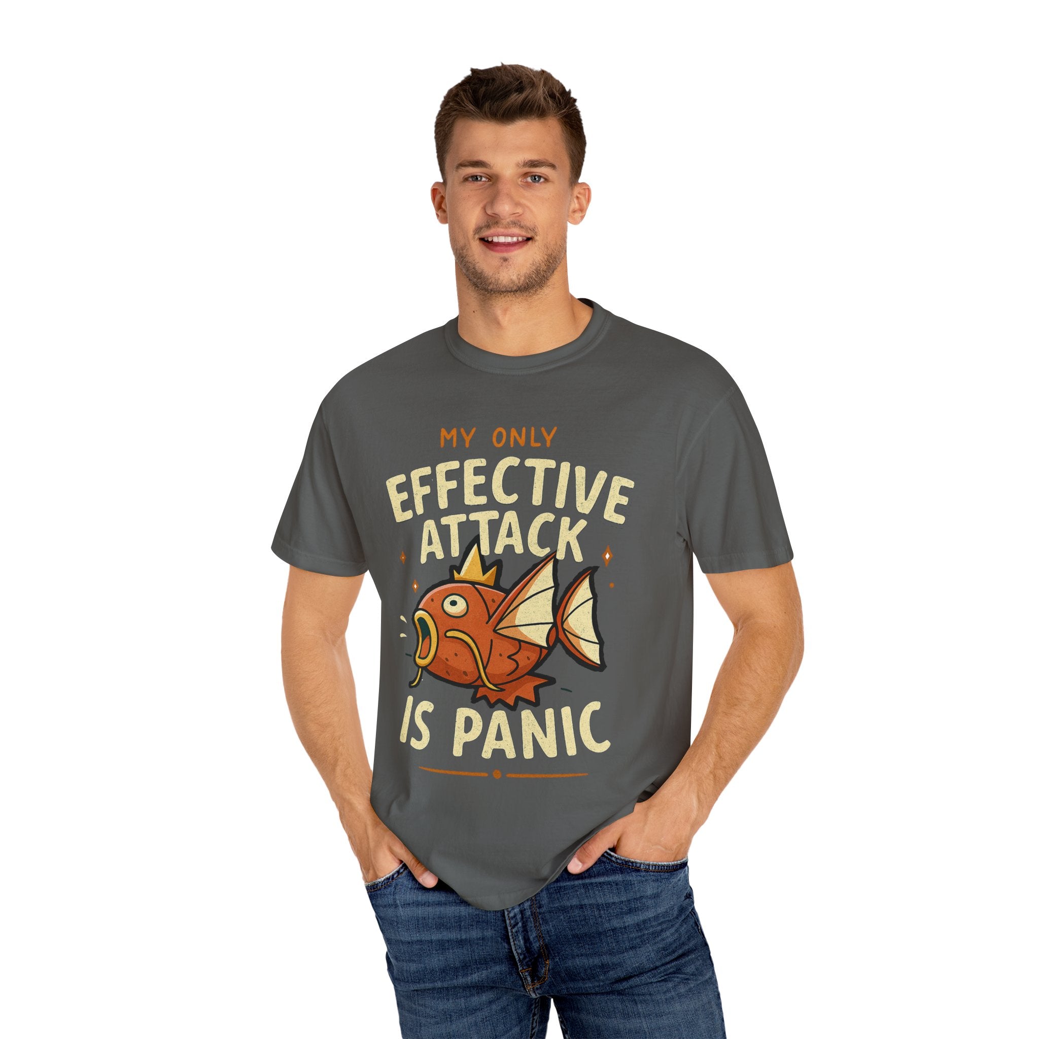 Fishing-themed Panic Attack T-Shirt