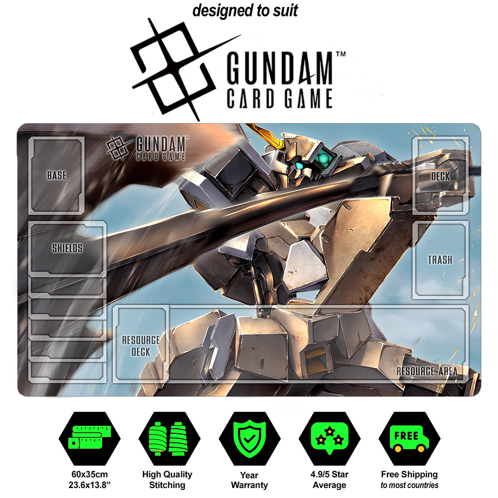 Gundam TCG Playmat ASW-G-11 Gundam Alternate Art Beta Playmat Custom