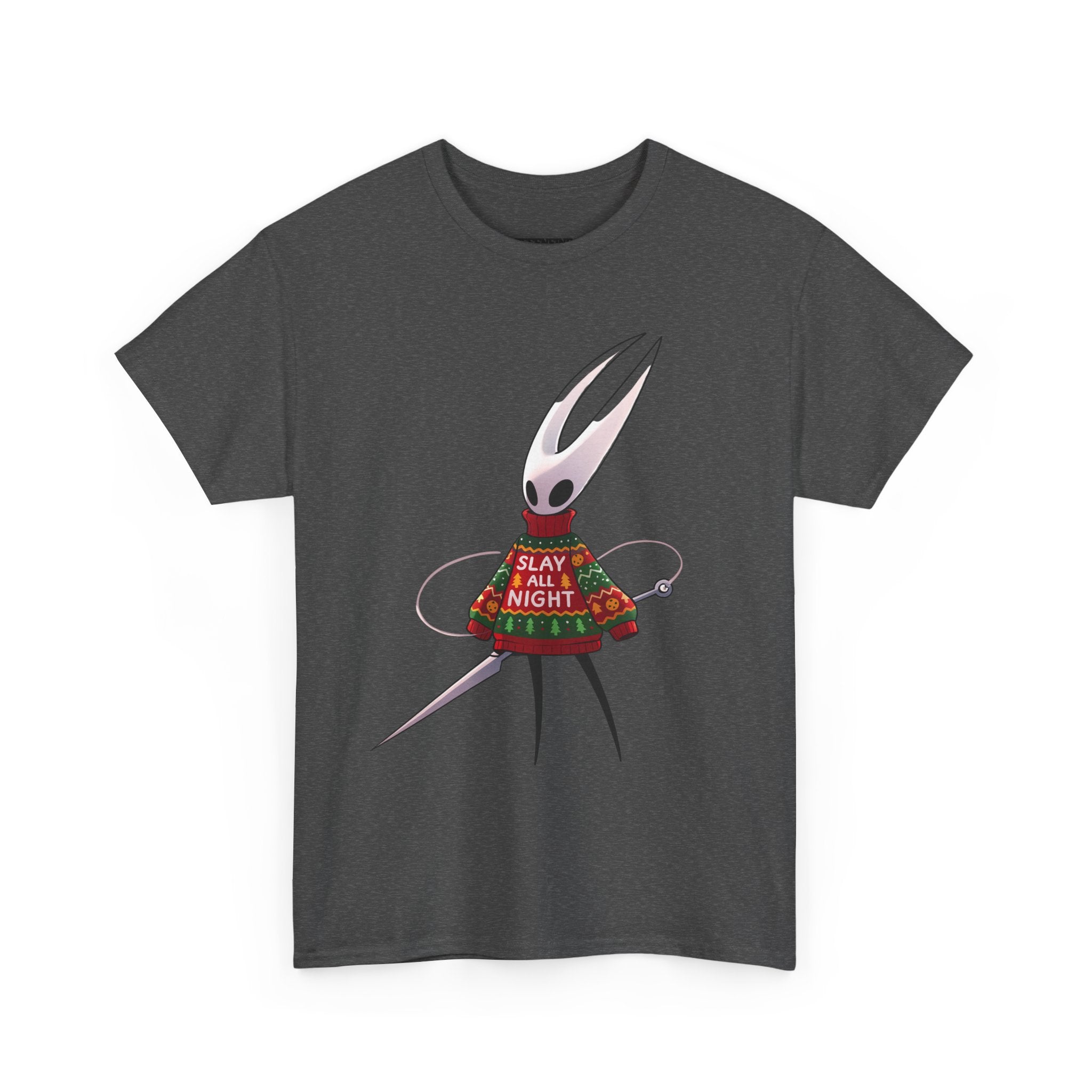 Hollow Knight 'Slay All Night' Christmas Ugly Sweater Tee