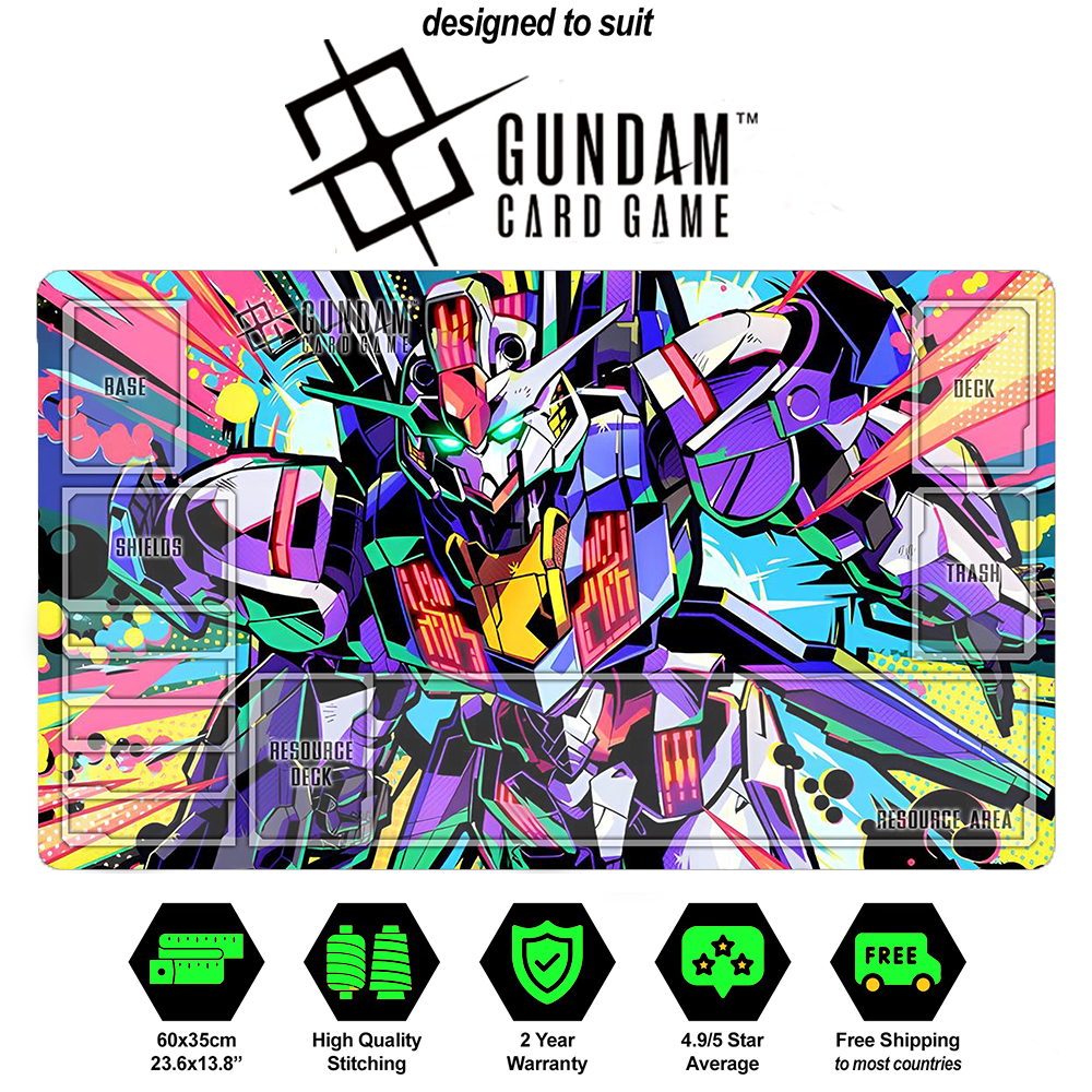 Gundam TCG Playmat  - XVX-016 Gundam Aerial Alternate Art Beta | Custom Premium Playmat