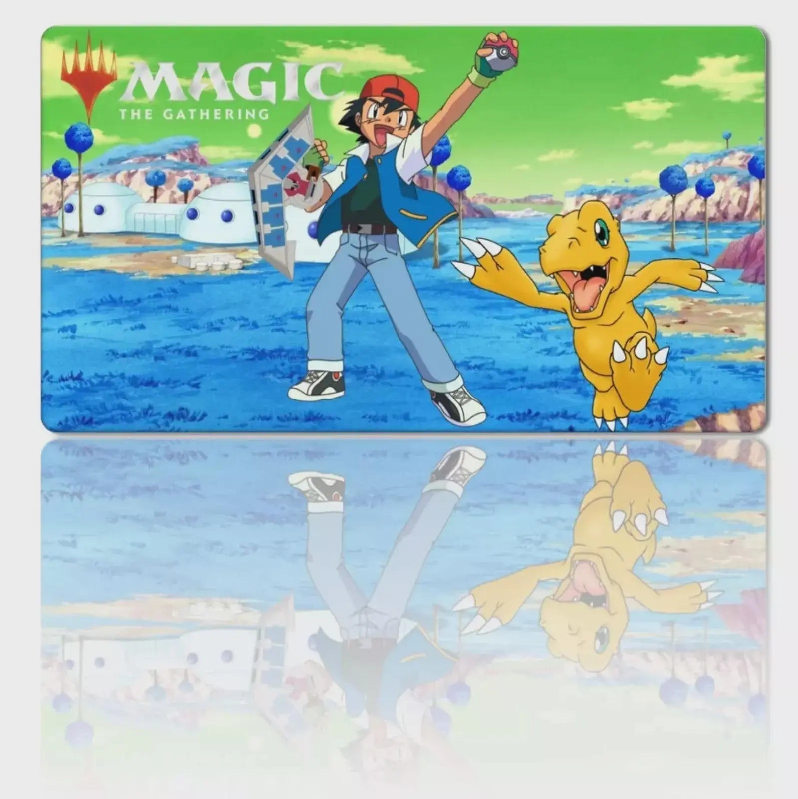 Magic the Gathering Pokemon TCG Digimon Dragon Ball Yugioh Card Cursed Playmat Effenfine