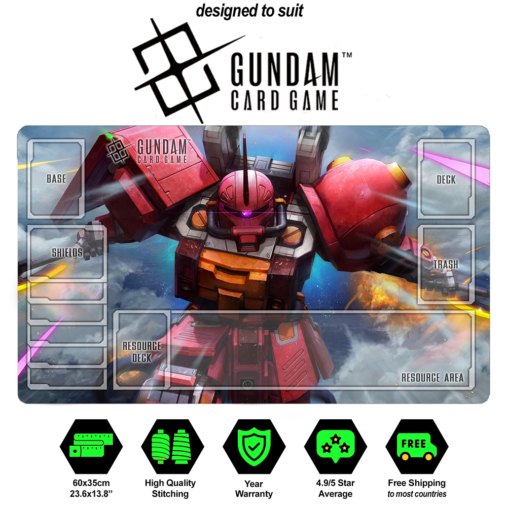 Gundam TCG Playmat  Psycho Zaku Mk-II Alternate Art Beta Playmat Custom