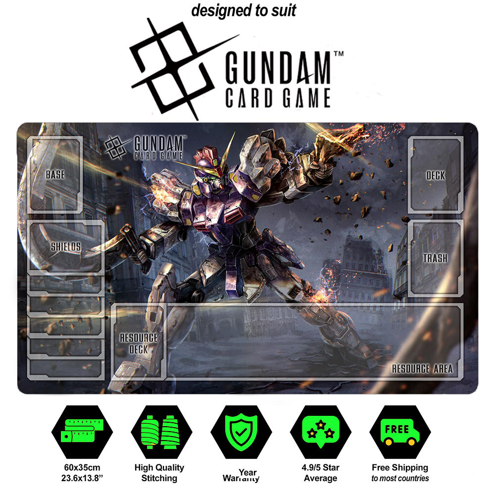 Gundam TCG Playmat XXXG-01SR2 Gundam Alternate Art Beta Playmat Custom