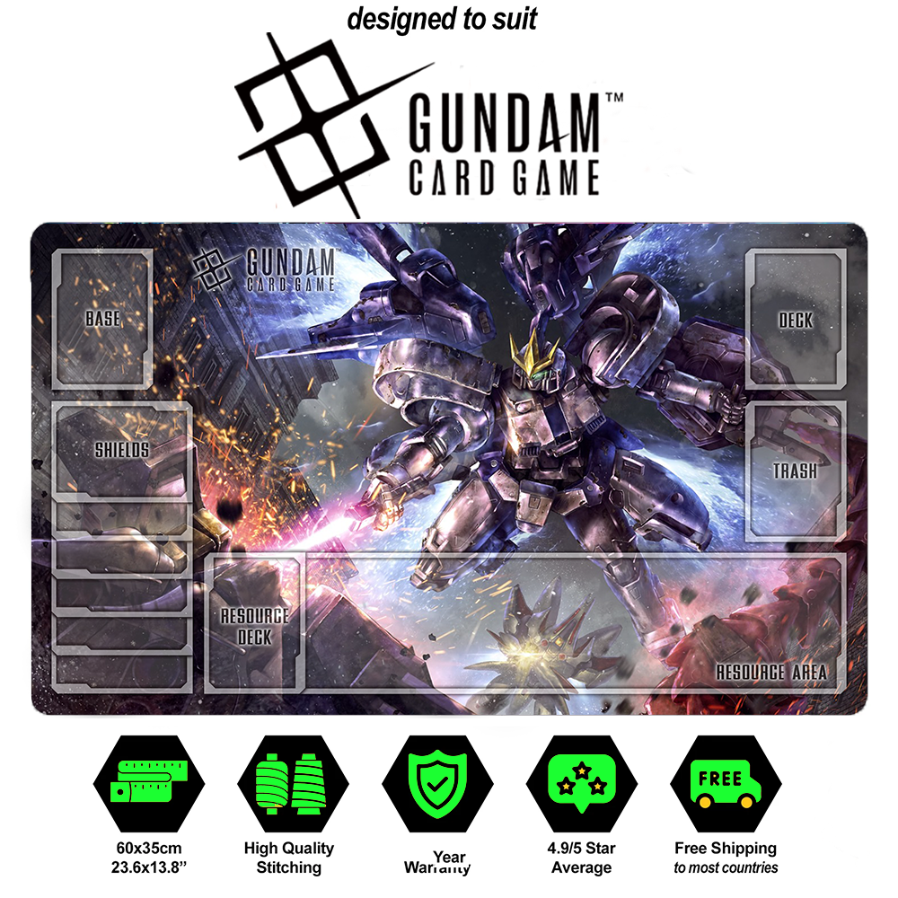 Gundam TCG oz 00ms2b Gundam Alternate Art Beta Playmat Custom