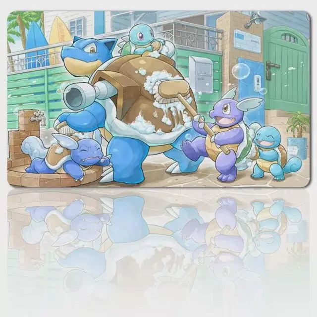 1278105 - Board Game Pokemon Blastoise Playmat Games Mousepad Play Mat of TCG Effenfine