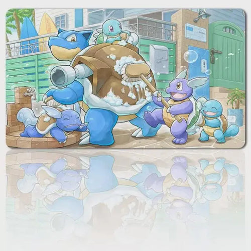 1278105 - Board Game Pokemon Blastoise Playmat Games Mousepad Play Mat of TCG Effenfine