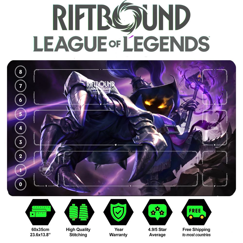 Riftbound Viegar Playmat: League of Legends Trading Card Game (24" x 14")
