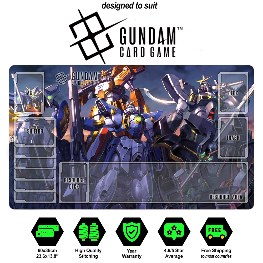 Gundam TCG Gundam Wing Valkyrie Alternate Art Beta Playmat Custom