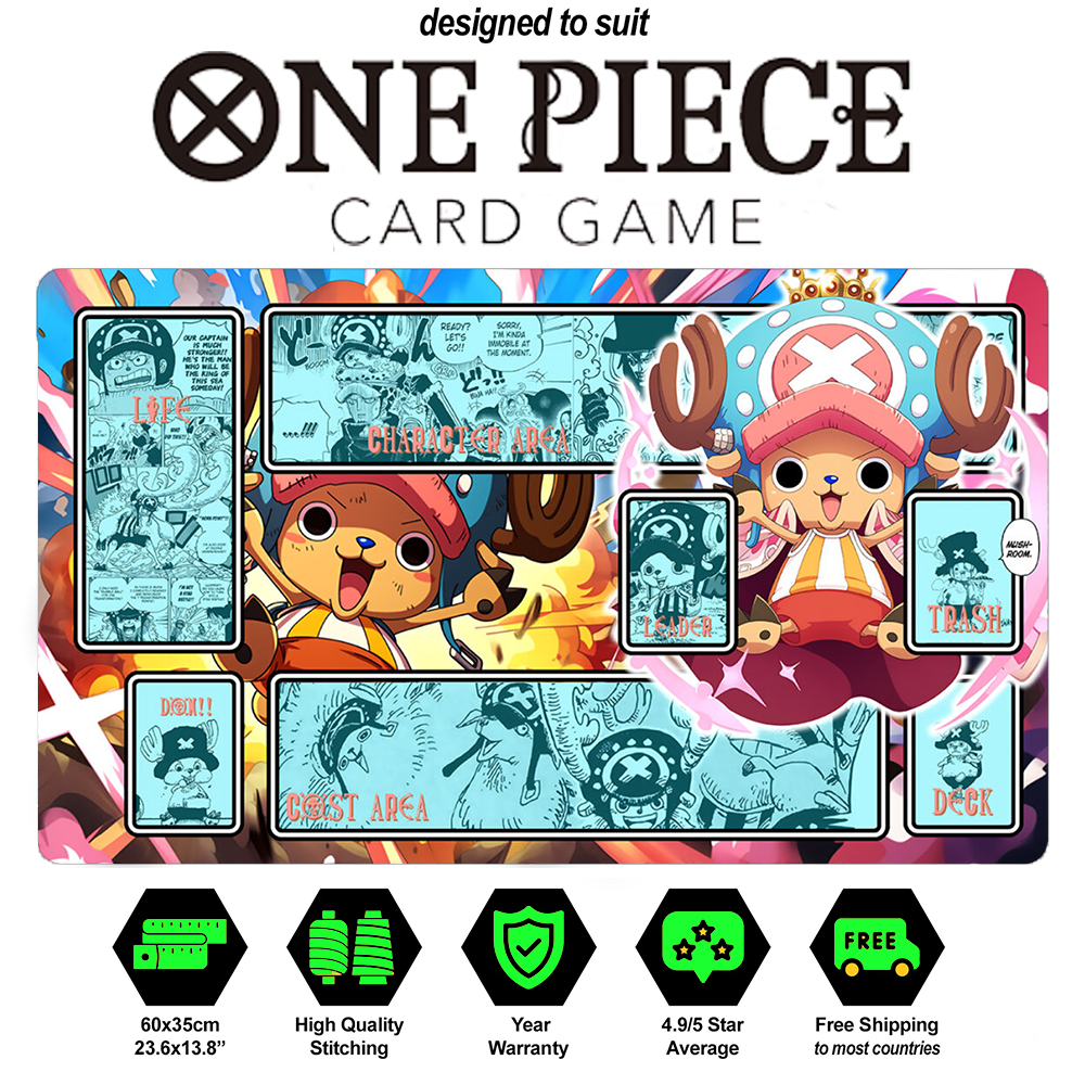 Tony Chopper Comic 1 Playmat – One Piece OPCG/TCG | Custom Premium Playmat