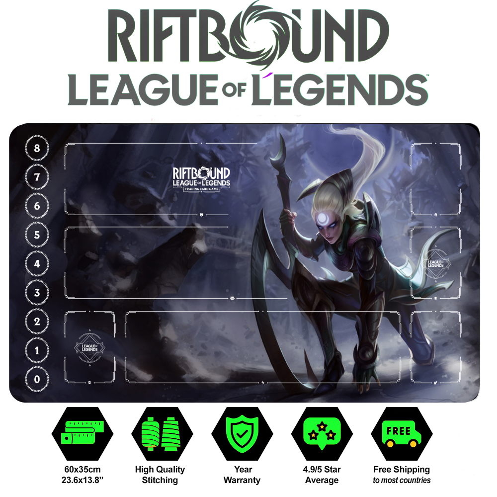 Riftbound Diana Playmat: League of Legends Trading Card Game (24" x 14")