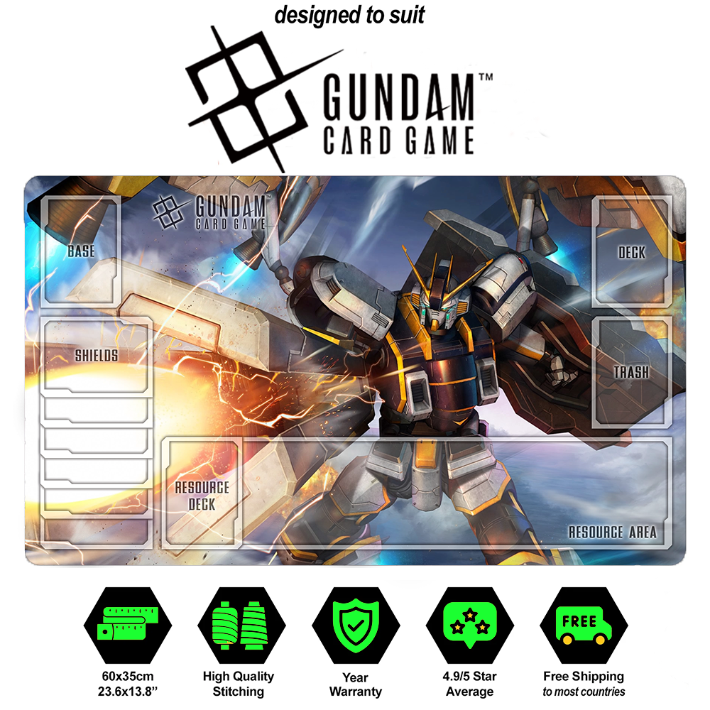 Gundam TCG Playmat – RX-78AL Atlas Gundam Alternate Art Beta Edition | Custom Premium PlayMat