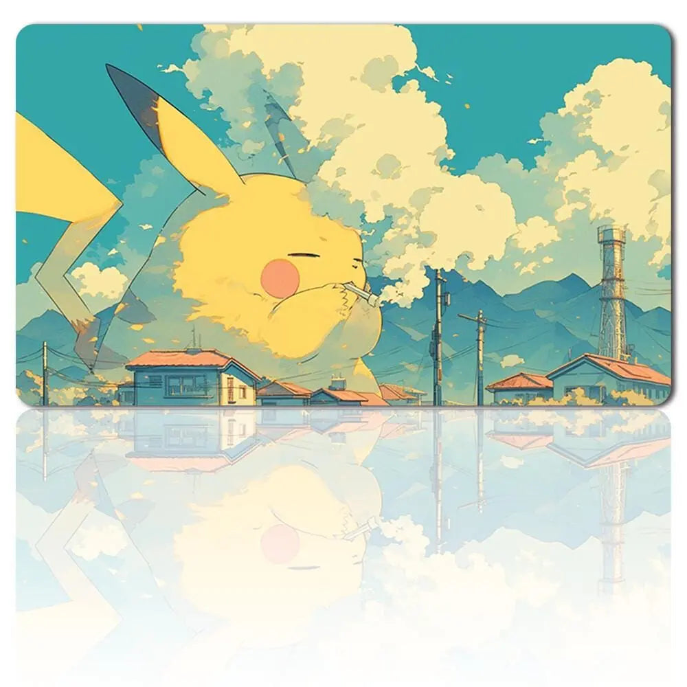 146521 - Board Game Pokemon Pikachu Playmat Games Mousepad Play Mat Effenfine