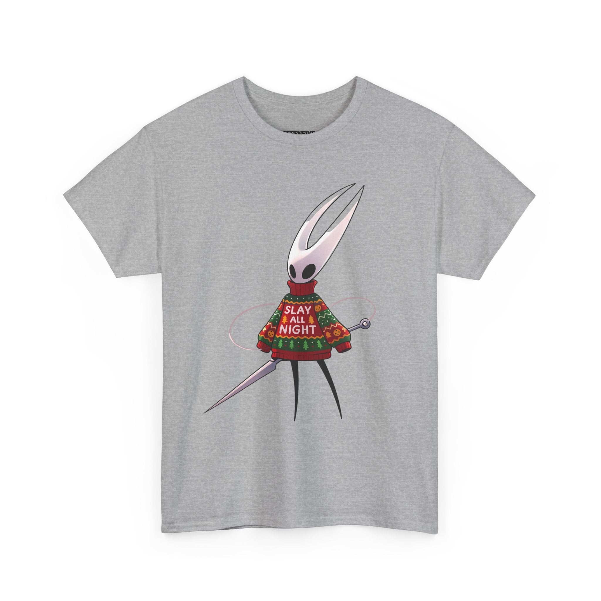 Hollow Knight 'Slay All Night' Christmas Ugly Sweater Tee