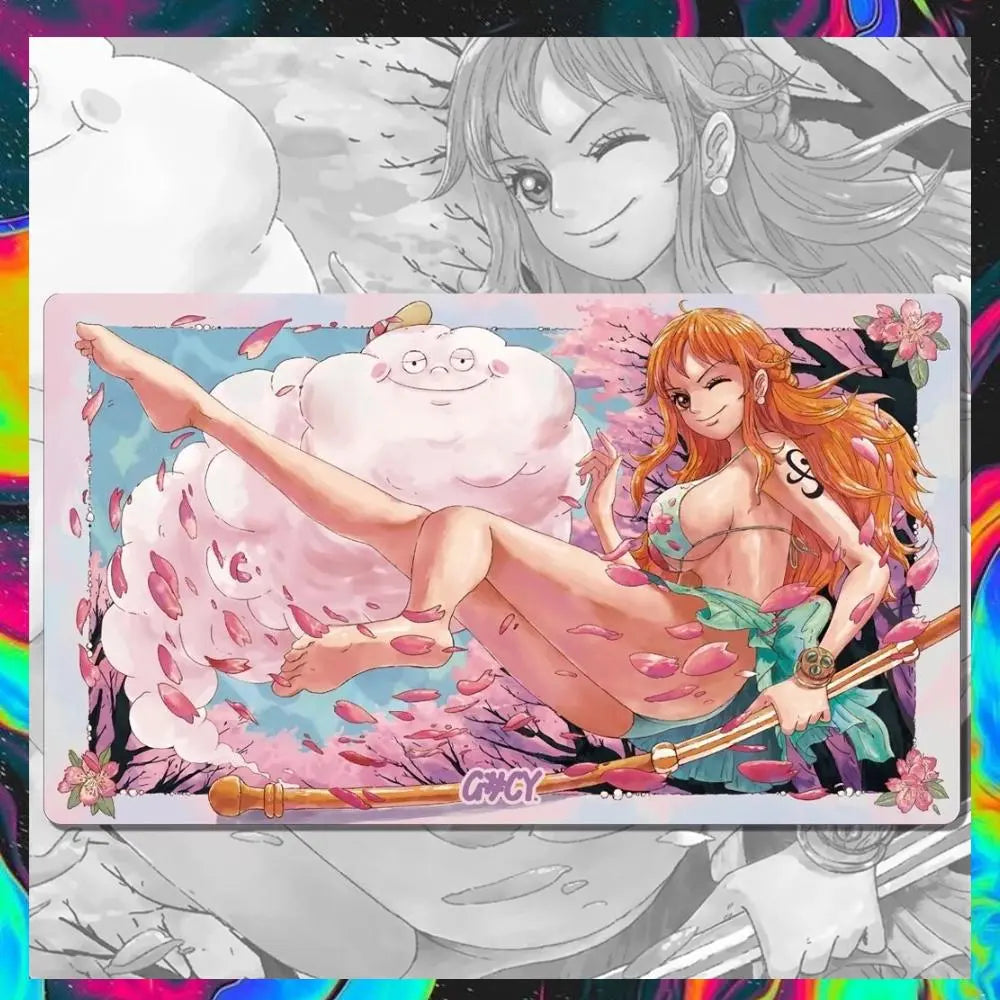 Nami One Piece Playmat Without Zones OPCG TCG Card Game PlayMat Effenfine