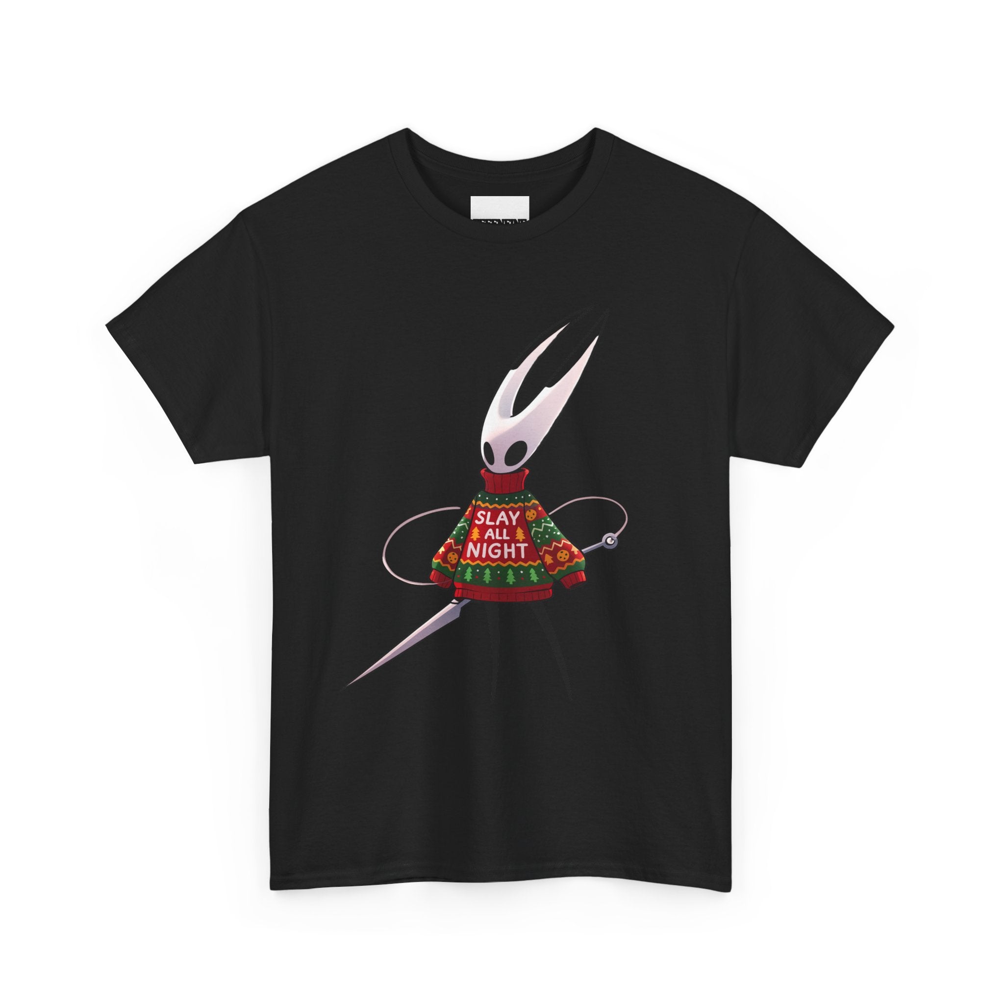 Hollow Knight 'Slay All Night' Christmas Ugly Sweater Tee