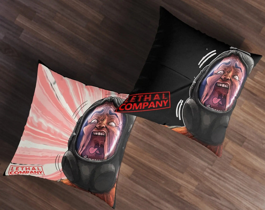 Lethal Company Game - Throw Pillow Prop - Company Asset Effenfine