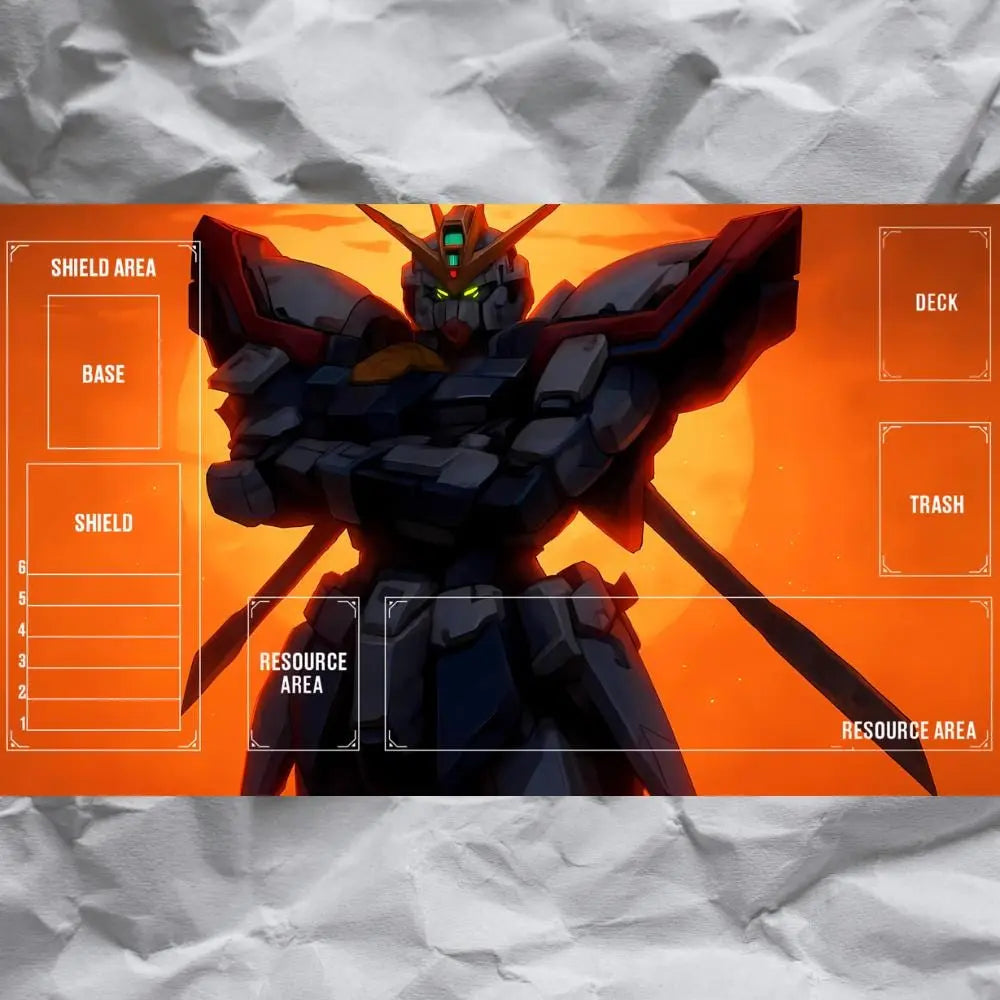 Gundam Aerial TCG Playmat Early Dawn Alternate Art Beta Playmat Custom Effenfine