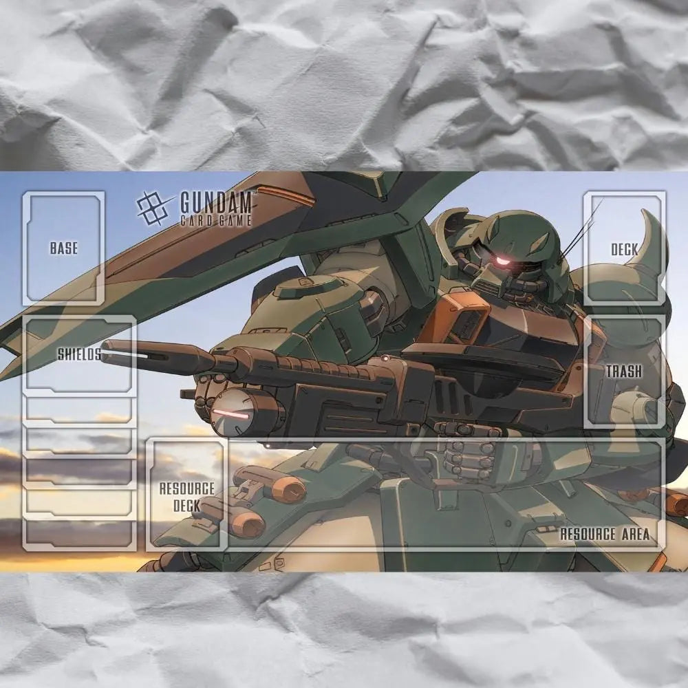 Gundam TCG Zaku II Gundam Alternate Art Beta Playmat Custom Effenfine