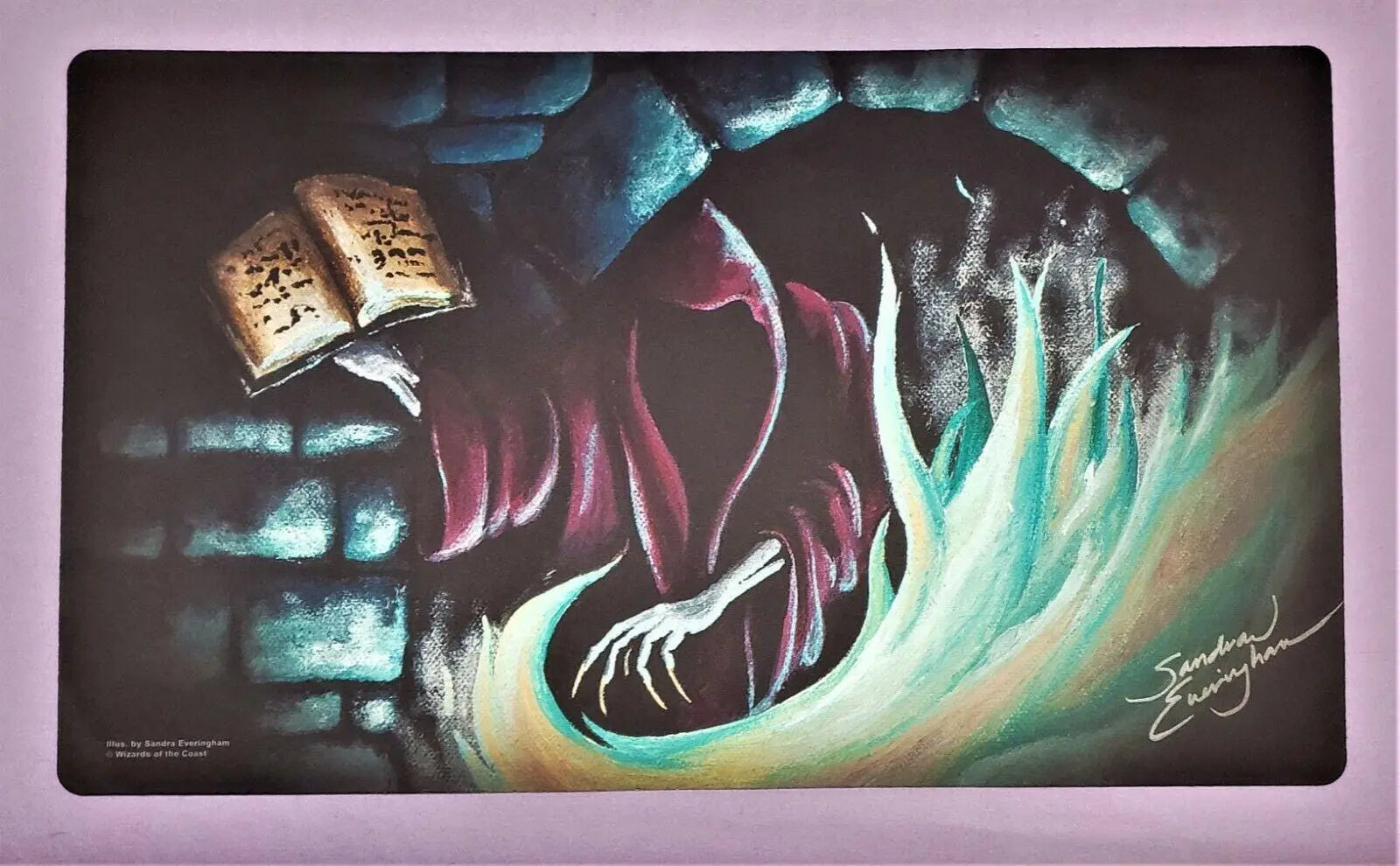 Dark Ritual MTG Play Mat Playmat SIGNED Sandra Everingham Wizards Magic Effenfine