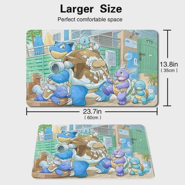 1278105 - Board Game Pokemon Blastoise Playmat Games Mousepad Play Mat of TCG Effenfine