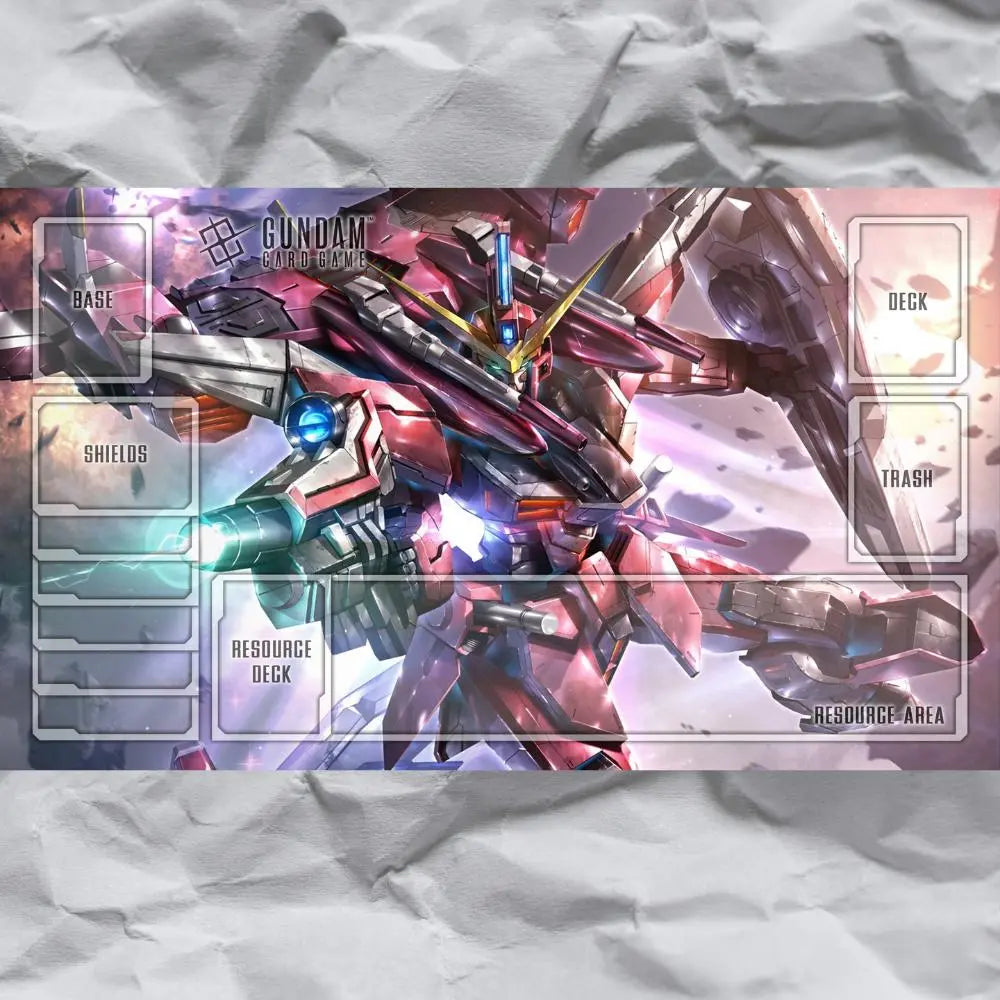 Gundam TCG Playmat Justice ZGMF-X09A Alternate Art Beta Playmat Custom Effenfine