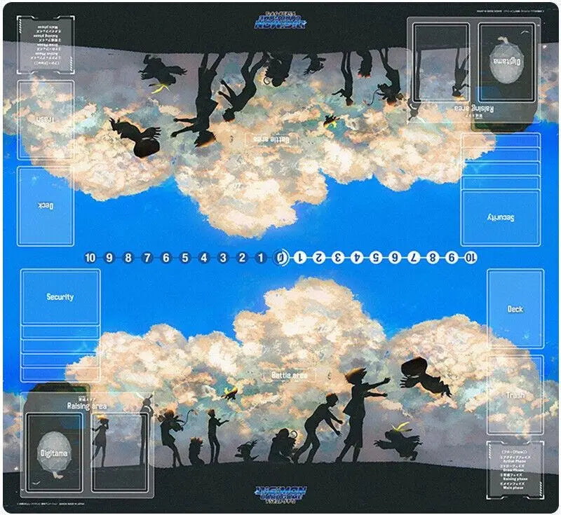 DTCG Playmat with Card Zones DTCG Mat 2-Player Duel Custom Playmat Effenfine