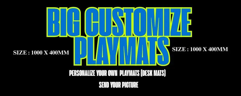 BIG Custom Anime TCG Playmat | Personalized Yu-Gi-Oh / Pokémon / MTG Mat | Large 1000x400mm Gaming Mat | Send Your Own Design | Otaku Gift Effenfine