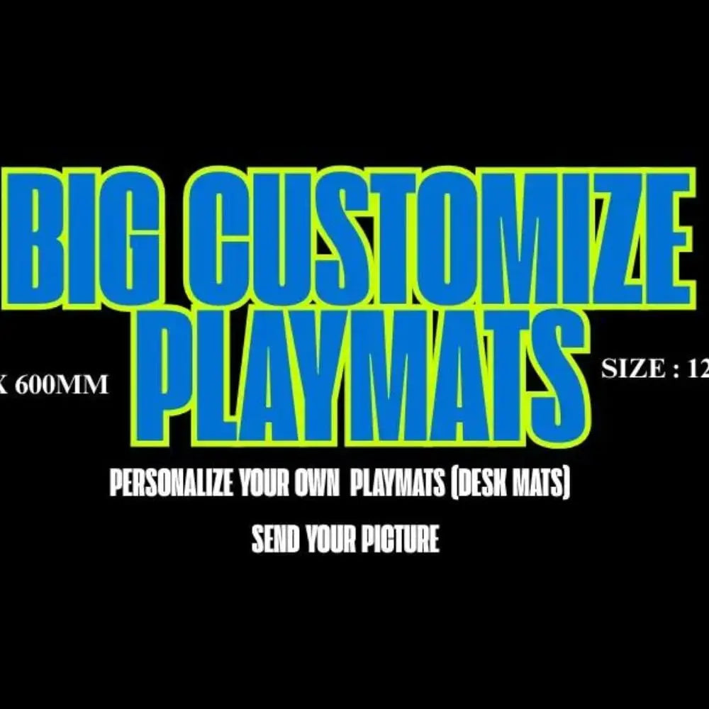 BIG Custom XL Anime Desk Mat for Streamers | 1200x600mm Personalized Deskmat | Otaku Office Mat | Send Your Own Image | Gaming Stream Decor Effenfine