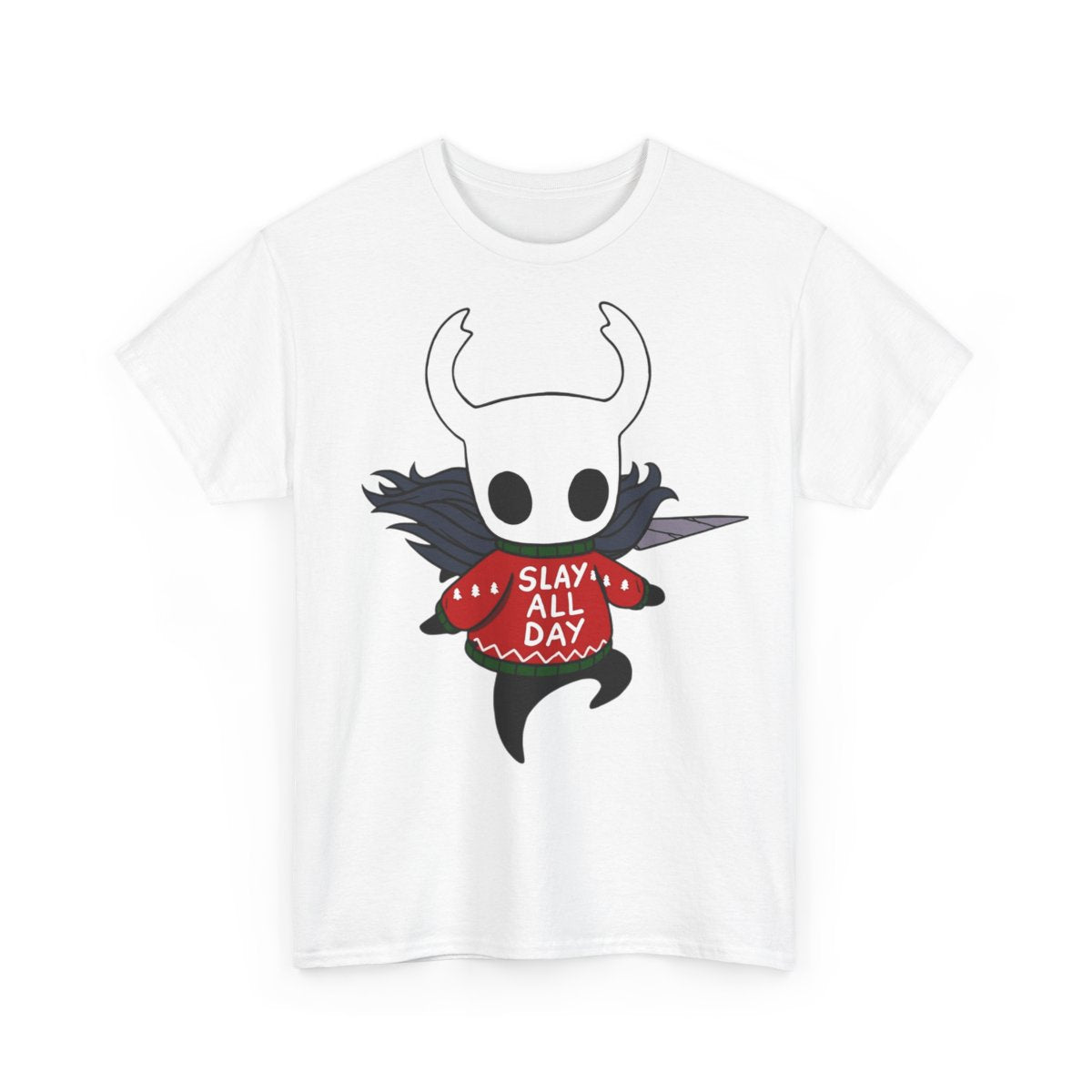 Hollow Knight 'Slay All Day' Christmas Ugly Sweater UNISEX T-Shirt