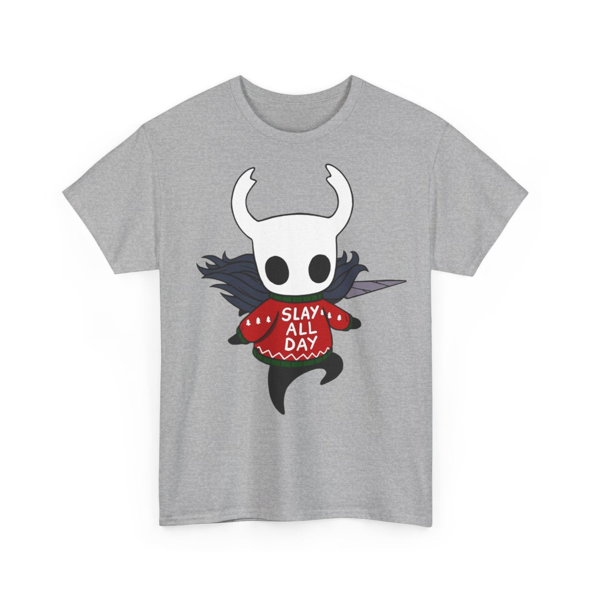 Hollow Knight 'Slay All Day' Christmas Ugly Sweater UNISEX T-Shirt