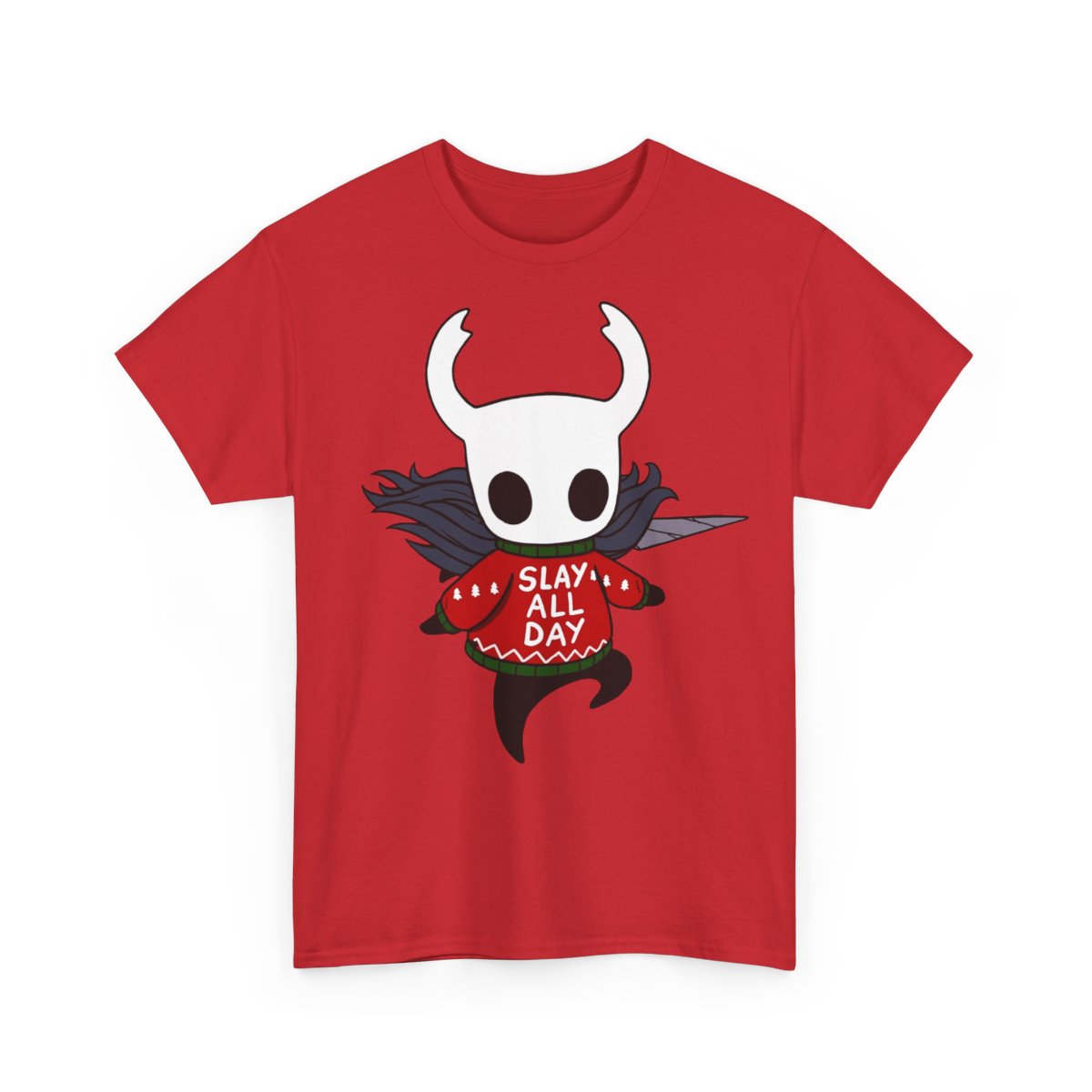 Hollow Knight 'Slay All Day' Christmas Ugly Sweater UNISEX T-Shirt