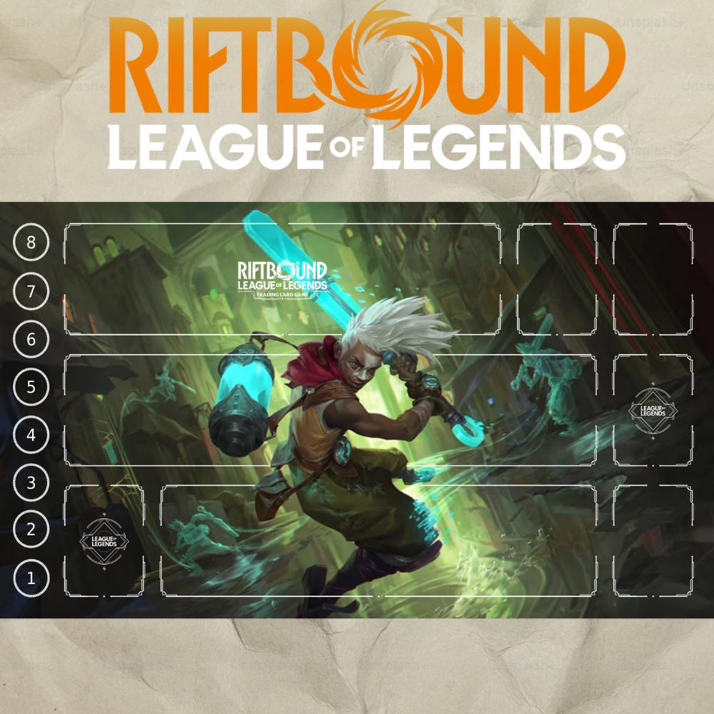 Ekko Comic 1 Stitched Edge Playmat - Riftbound Trading Card Game